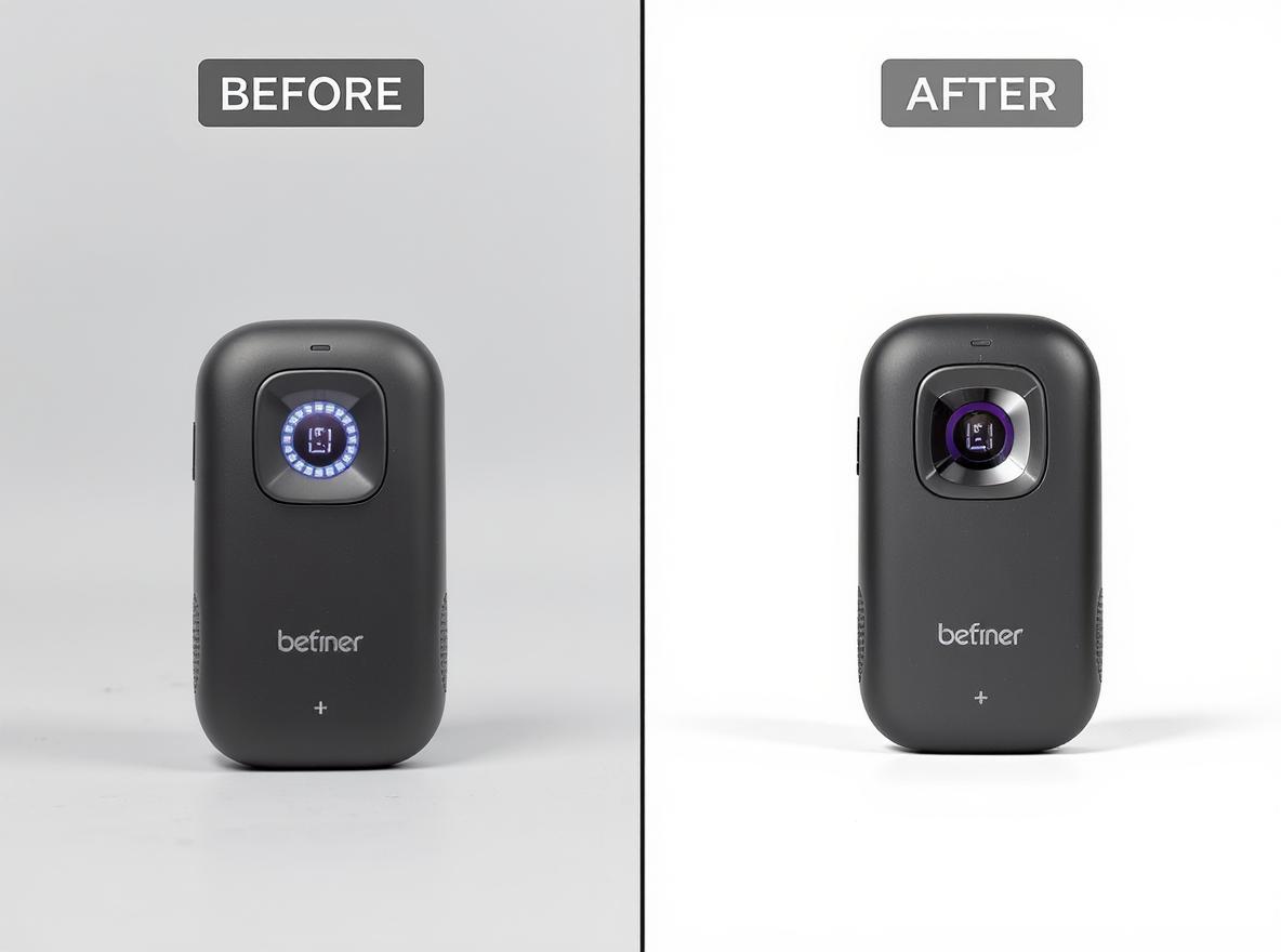 Online store owner uses Uncrop AI to create professional product photos with more white space